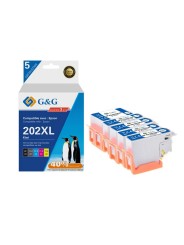 Epson 202XL T02G BK/PBK/C/M/Y ink cartridge G&G compatible