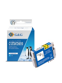 Epson 34XL T3472 C13T34724010 C rašalinė kasetė G&G suderinama