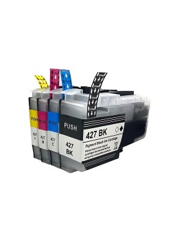 Brother LC-427 LC427 tintes kasetne Dore saderīga komplekts 4 gab