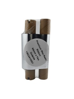 Wax-Resin 64mm x 74m Thermal Transfer Ribbon 12mm core