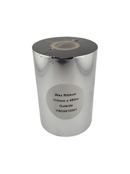 Wax 110mm x 450m Thermal Transfer Ribbon 25mm core