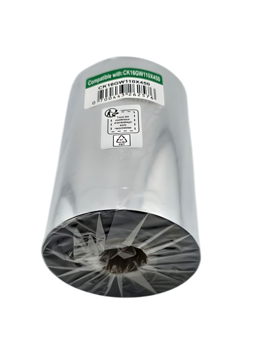 Wax 110mm x 450m Thermal Transfer Ribbon 25mm core