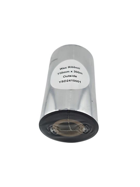 Wax 110mm x 300m Thermal Transfer Ribbon 25mm core