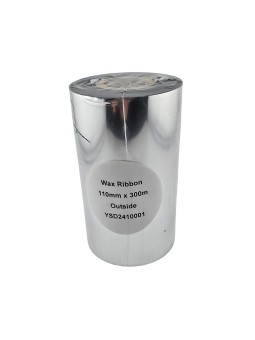 Wax 110mm x 300m Thermal Transfer Ribbon 25mm core