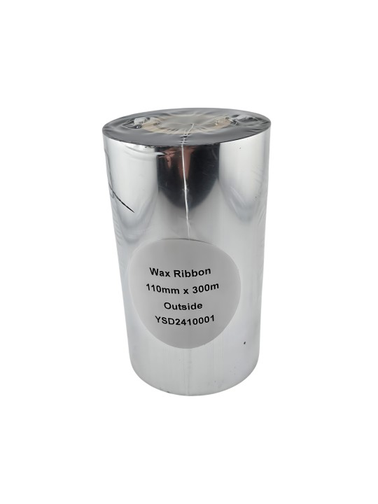 Wax 110mm x 300m Thermal Transfer Ribbon 25mm core