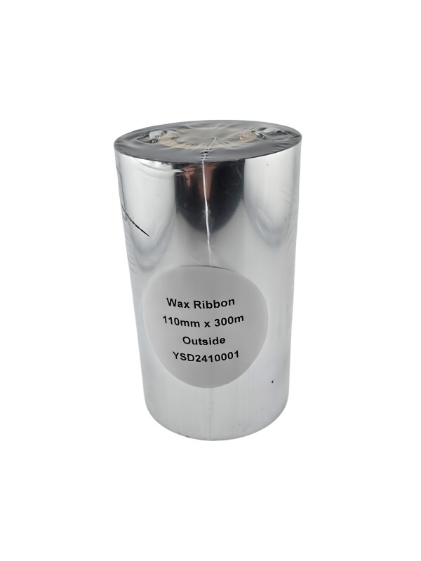 Wax 110mm x 300m Thermal Transfer Ribbon 25mm core
