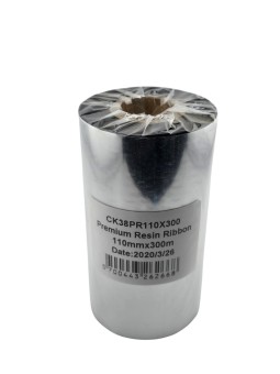 Premium Resin 110mm x 300m Thermal Transfer Ribbon 25mm core