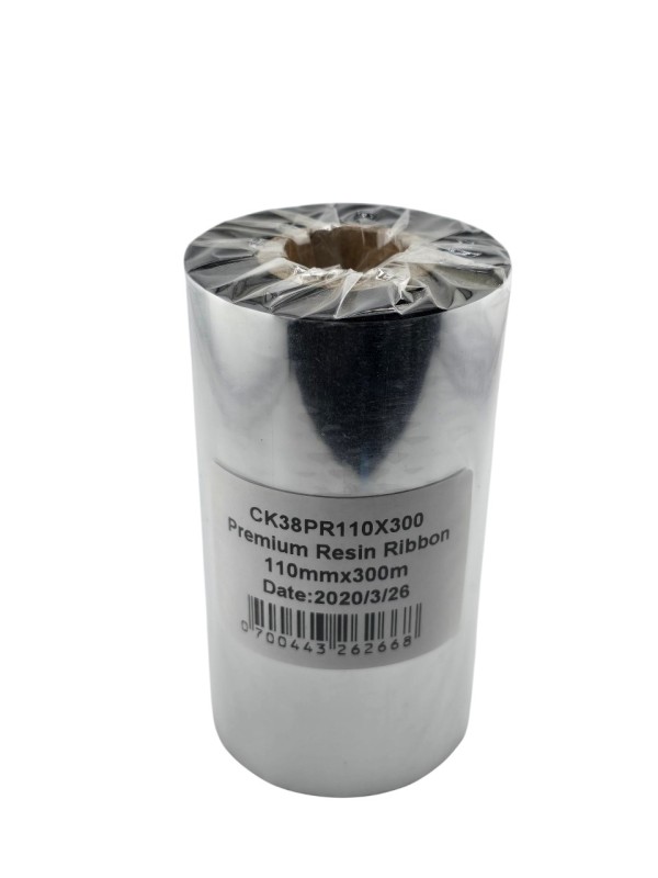 Premium Resin 110mm x 300m Thermal Transfer Ribbon 25mm core