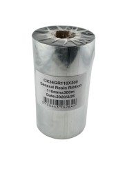 Resin 110mm x 300m Thermal Transfer Ribbon 25mm core