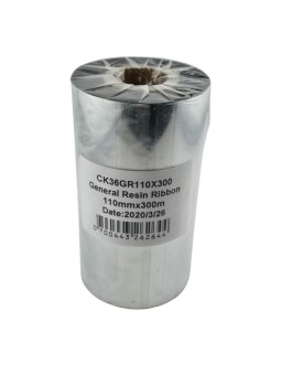 Resin 110mm x 300m Thermal Transfer Ribbon 25mm core