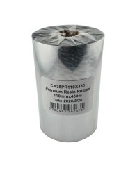 Premium Resin 110mm x 450m Thermal Transfer Ribbon 25mm core