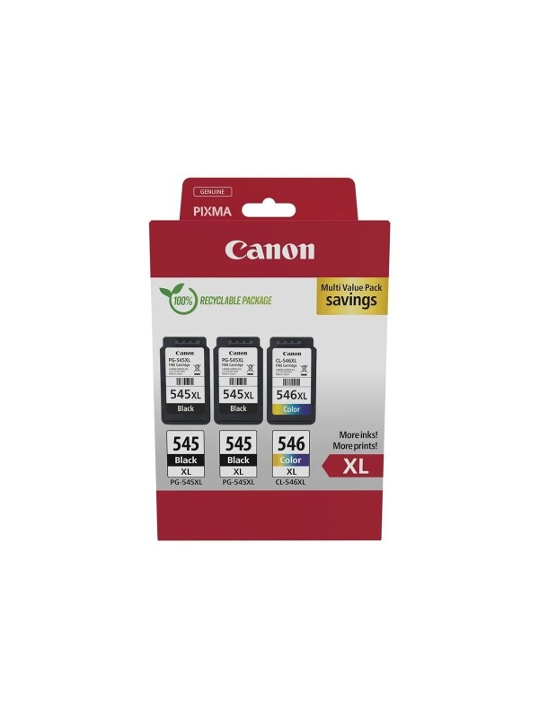 Canon PG-545XL *2 + CL-546XL 8286B013 CMY чернильный картридж