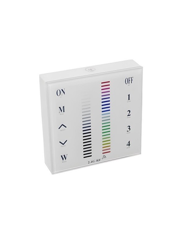 LED 4 zones RGBW wall controller