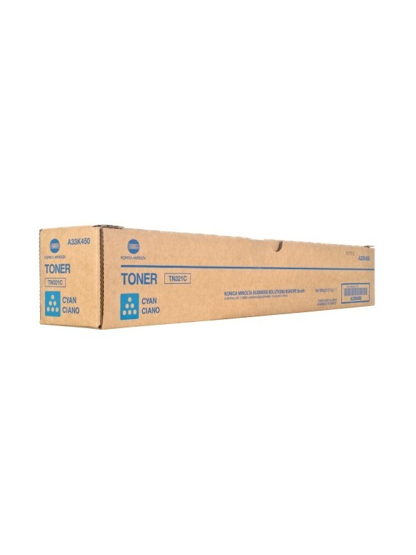 Konica Minolta TN-321C TN321C A33K45G Cyan toner
