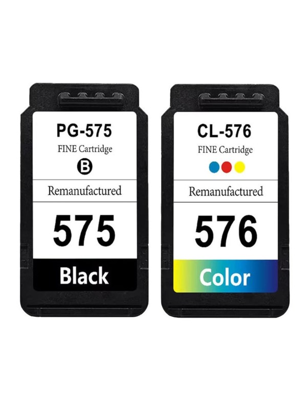 Canon PG-575XL CL-576XL PG575XL CL576XL Dore kunnostettu 2 kpl