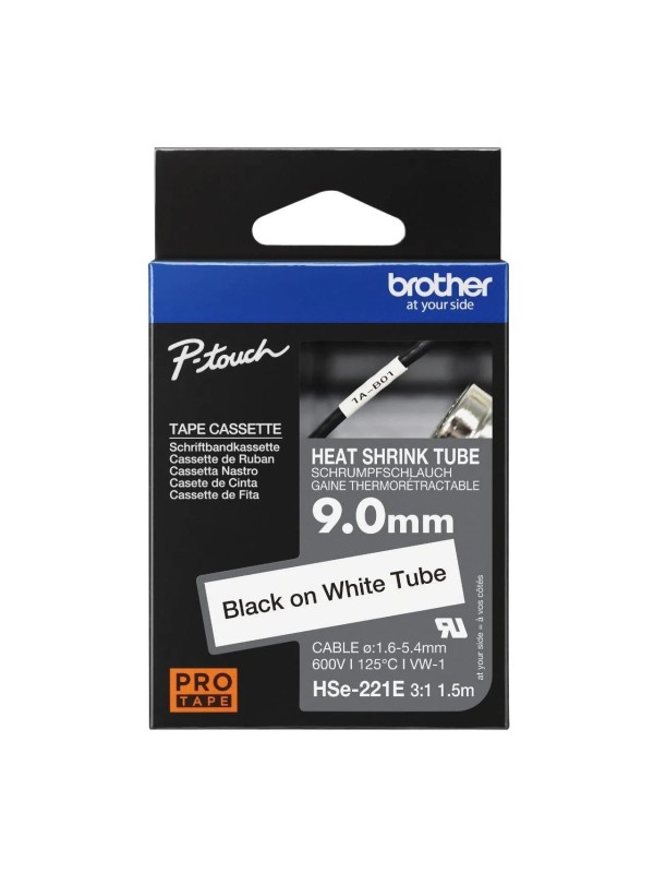 Brother HSe-221E HSe221E etikečių juosta kasetė