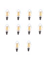 Incandescent bulb E14 C37 4W WW 3000K, 10 psc