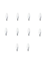 E14 C37 bulb 5W 800lm DW EUROBELEUCHTUNG, 10 pcs