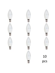 Bulb E14 C37 7W WW 3000K, 10pcs