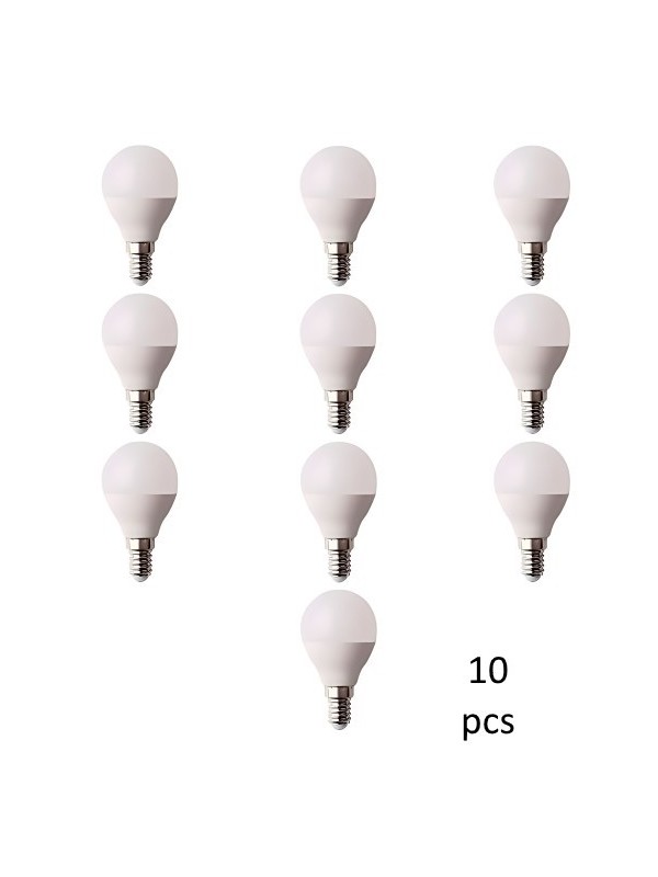 Lemputė E14 G45 7W 3000K, 10vnt