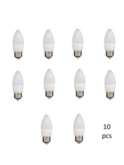 Pirn E27 C37 7W WW 3000K, 10 tk