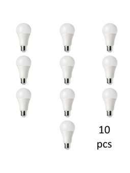 Bulb E27 A65 18W WW 3000K, 10pcs