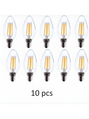 Incandescent bulb E14 C37 4W WW 3000K, 10 psc