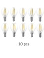 Incandescent bulb E14 G45 4W WW 3000K, 10 pcs