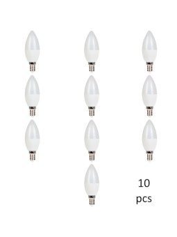 Bulb E14 C37 7W DW 4000K, 10pcs