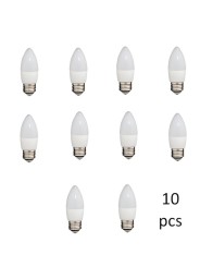 Polttimo E27 C37 7W DW 4000K, 10 kpl