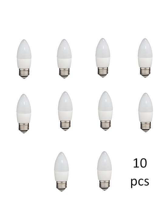 Pirn E27 C37 7W DW 4000K, 10 tk