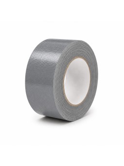 Sudrabaini pelēka auduma līmlente 50 mm × 50 m