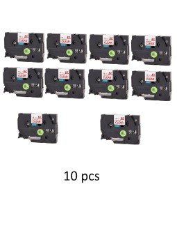 Brother TZe-142 TZe142 label tape Dore compatible, 10 pcs