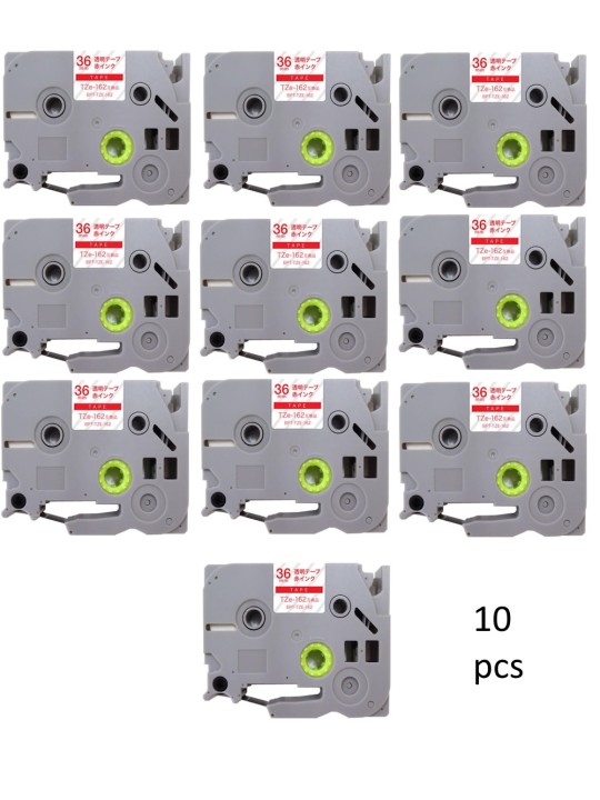 Brother TZE-162 TZE162 label tape Dore compatible, 10 pcs