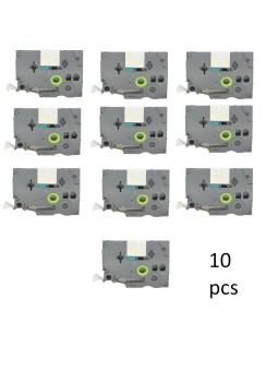 Brother TZE-164 TZE164 label tape Dore compatible, 10 pcs