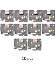 G&G analog printeri label Brother TZ-222 TZ222 TZe-222 TZe222 Red o...