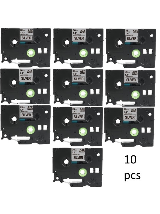 Brother TZE-961 TZE961 label tape Dore compatible, 10 pcs