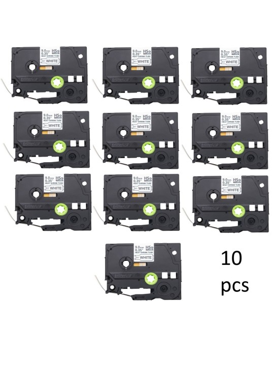 Brother HSe-221E HSe221E label tape Dore compatible, 10 pcs