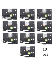 Brother HSe-221 HSe221 label tape Dore compatible, 10 pcs