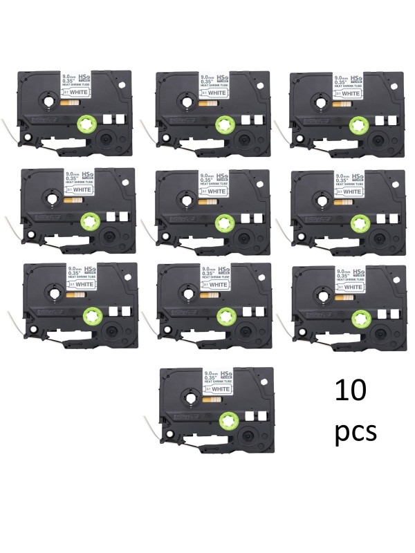 Brother HSe-221 HSe221 label tape Dore compatible, 10 pcs