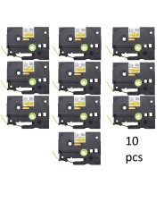 Brother HSe-621E  Hse621E etikečių juosta kasetė Dore analoginė, 10 vnt