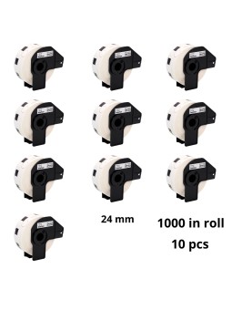 Brother DK-11218 DK11218 24mm термо рулоны этикеток Dore производитель, 10 шт