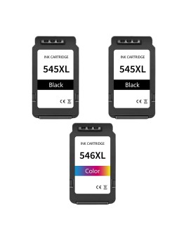 Canon (X2) PG-545XL (X1) CL-546XL BK/C/M/Y tintes kasetne Dofe atjaunots komplekts 3 gab