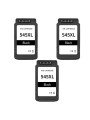 Canon PG-545XL PG545XL BK ink cartridge Dore remanufactured set 3 pcs