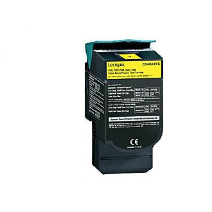 Dore analoog tooner Lexmark C540H2YG 0C540H1YG C540N C543DN C544DN C544N C544DTN C544DW C544DW C546DTN X543DN X544N X544DN X5