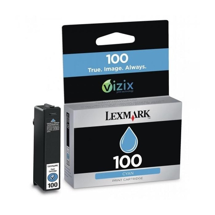 Lexmark tindikassett 14N0900B 14N0900E Nr 100 C Cyan