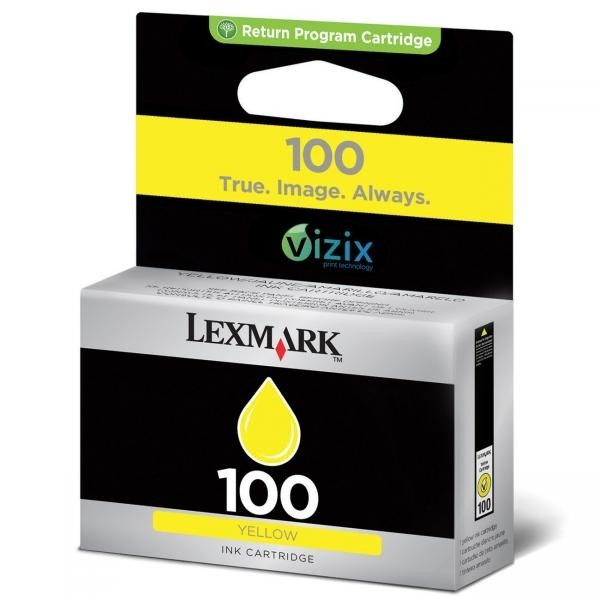 Lexmark tindikassett 14N0902B 14N0902E Nr 100 Y Yellow