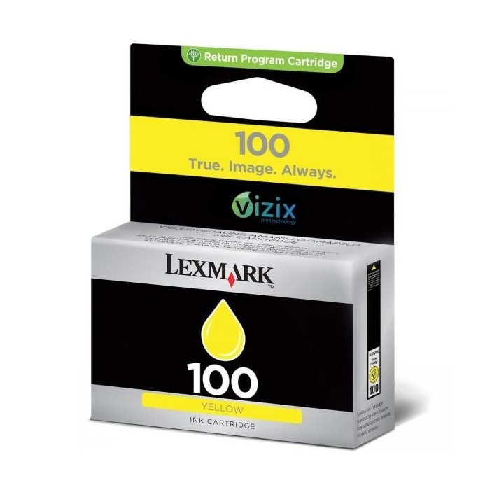 Lexmark tindikassett 14N0902B 14N0902E Nr 100 Y Yellow