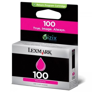 Lexmark tindikassett 14N0901BR 14N0901E Nr 100 M Magenta