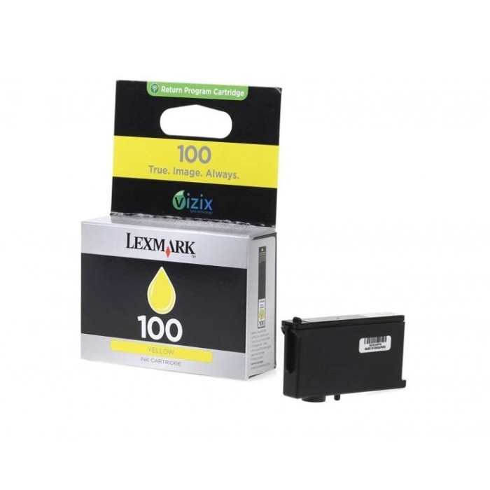 Lexmark tindikassett 14N0902BR Nr 100 Y Yellow